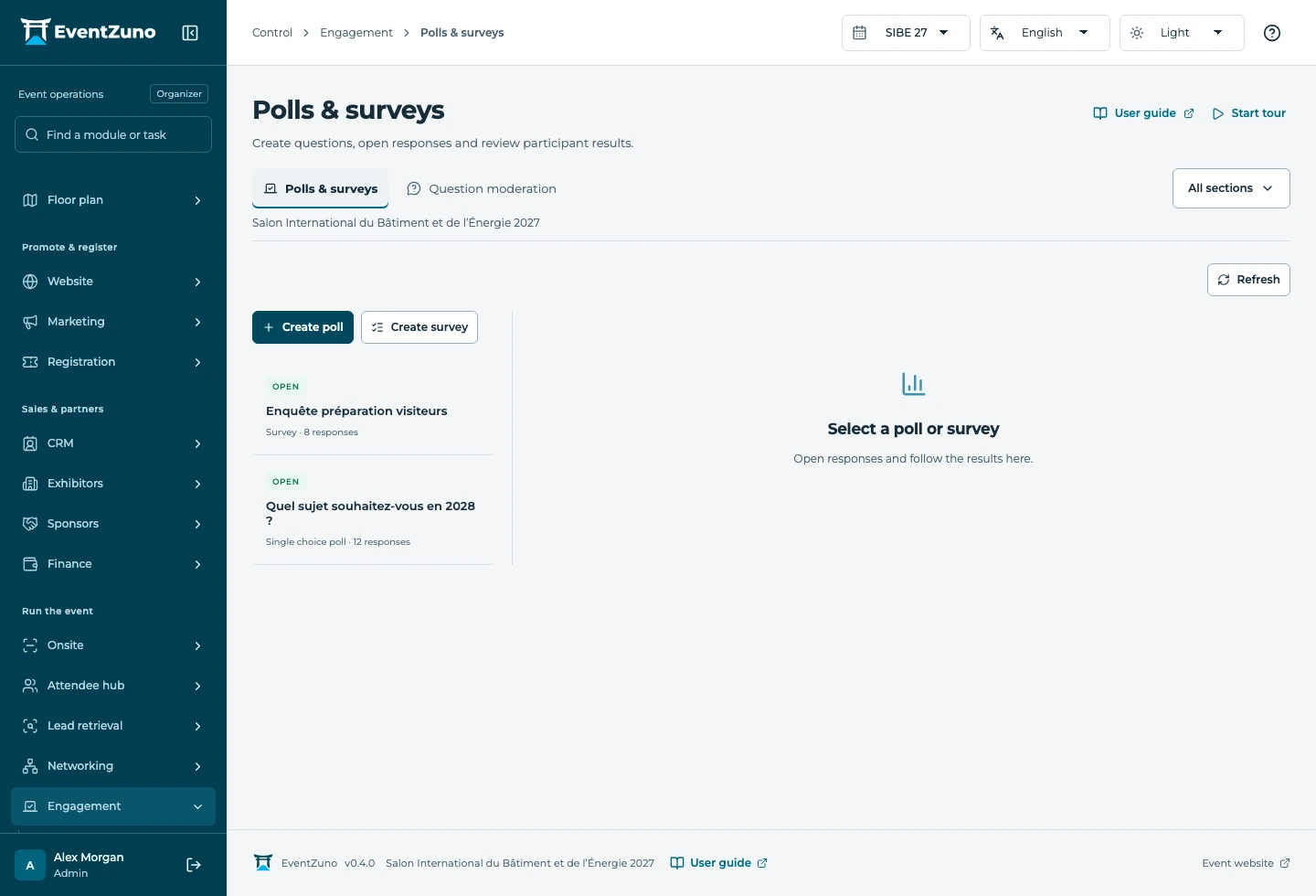 Inside EventZuno: Polls & feedback